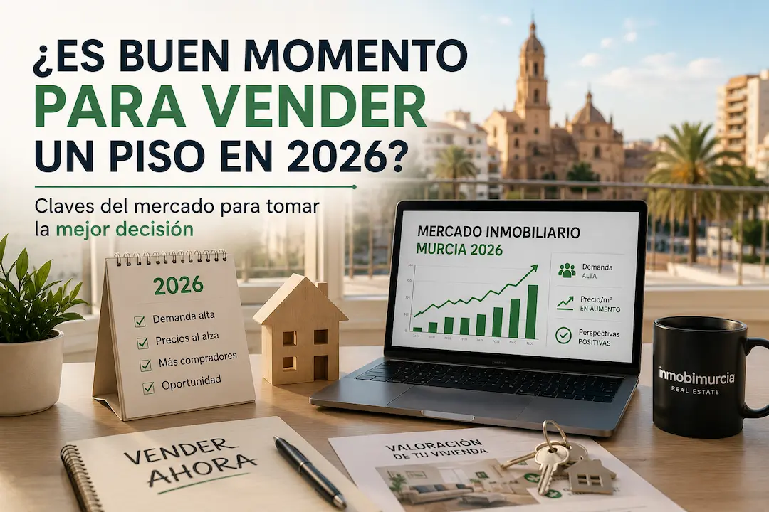 Análisis del mercado inmobiliario en Murcia para vender un piso en 2026 con alta demanda y subida de precios